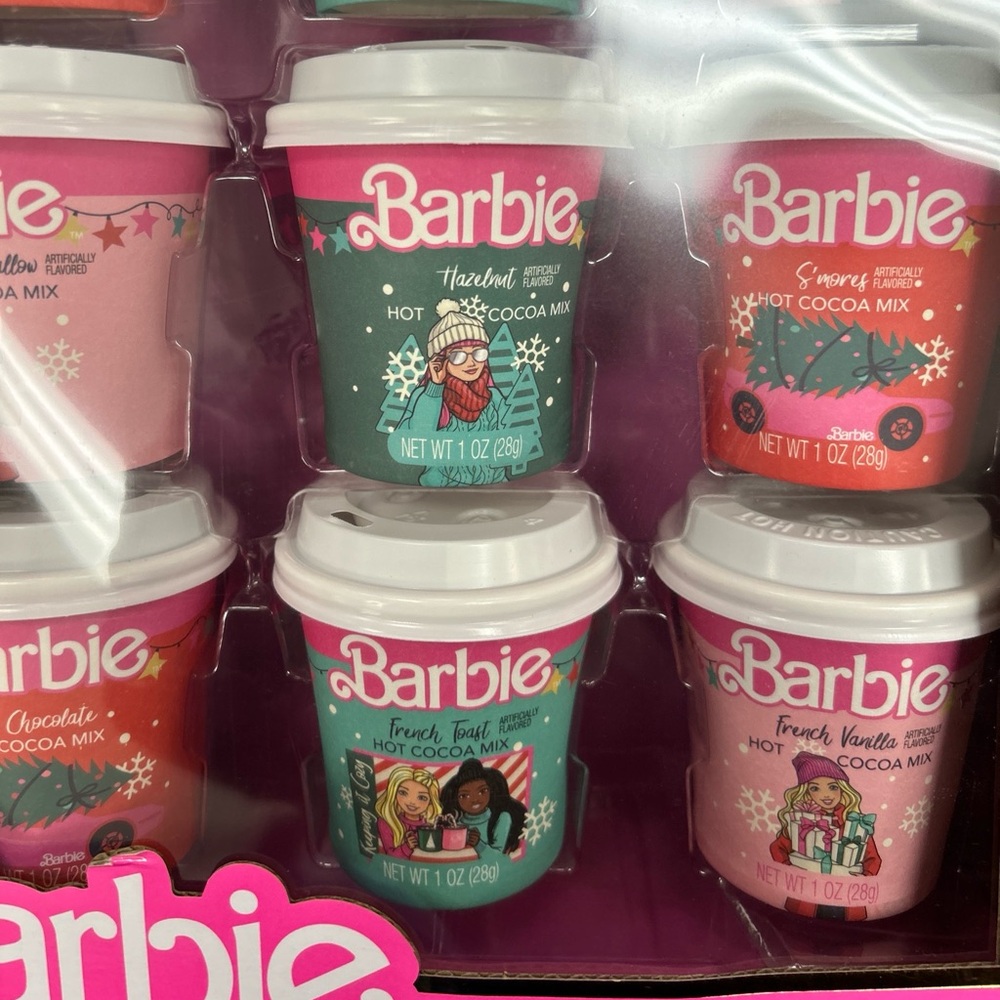 SOLD Barbie Hot Cocoa Mix stocking stuffers 12 flavors - Picture 7 of 11